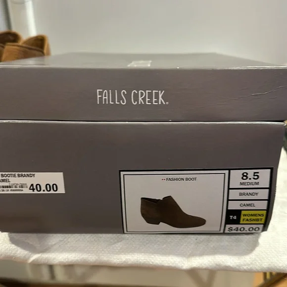 New in box Falls Creek “Brandy” Ankle Bootie in Camel Color- Size 8.5 - Picture 7 of 7